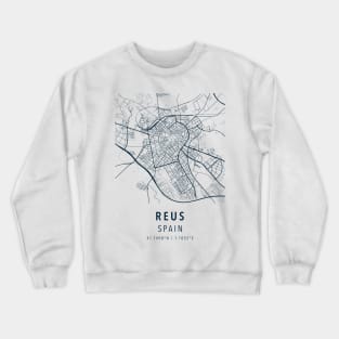 reus simple map Crewneck Sweatshirt